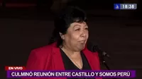 Patricia Li de Somos Perú: "Pedro Castillo me prometió que declarará a la prensa"
