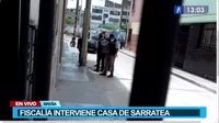 Pedro Castillo: Fiscalía llegó a Sarratea para pedir imágenes de cámaras de seguridad