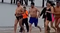 Pedro Castillo fue captado sin sombrero en playa Agua Dulce de Chorrillos