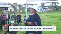 Pedro Castillo: "Llamo a todos los candidatos a nivel nacional, sentémonos a conversar"