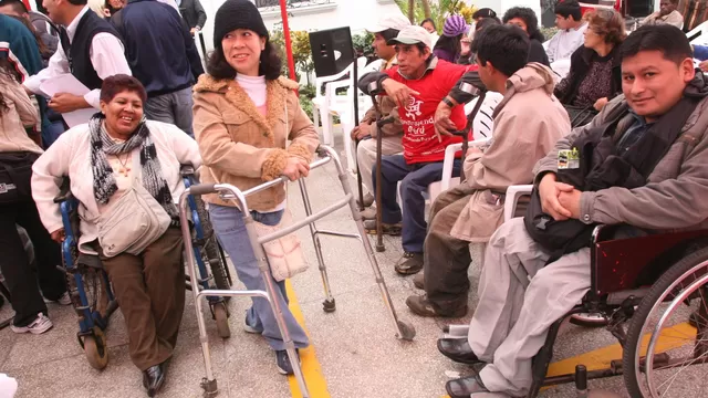 Pensión sería de 150 soles para personas con discapacidad severa. Foto: Andina