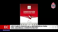 ¿Es viable convocar a un referéndum para una Asamblea Constituyente?