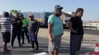 Pisco: Transportistas se encuentran varados, sin dinero y sufren robos en la Panamericana Sur