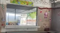 Piura: Habilitan un kiosco de colegio como aula para albergar a estudiantes de primaria