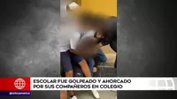 Piura: escolar fue golpeado y ahorcado por sus compañeros en colegio