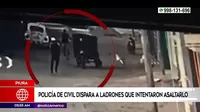 Piura: Policía de civil disparó a ladrones que intentaron asaltarlo