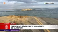 Piura: Provías llegó a laguna La Niña para evaluar daños y recuperar el tránsito tras destrucción de vía