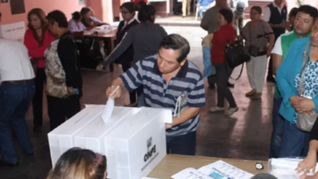 Elecciones internas. Foto: Andina