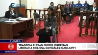 Melisa González Gagliuffi: Poder Judicial anuló prisión preventiva en su contra