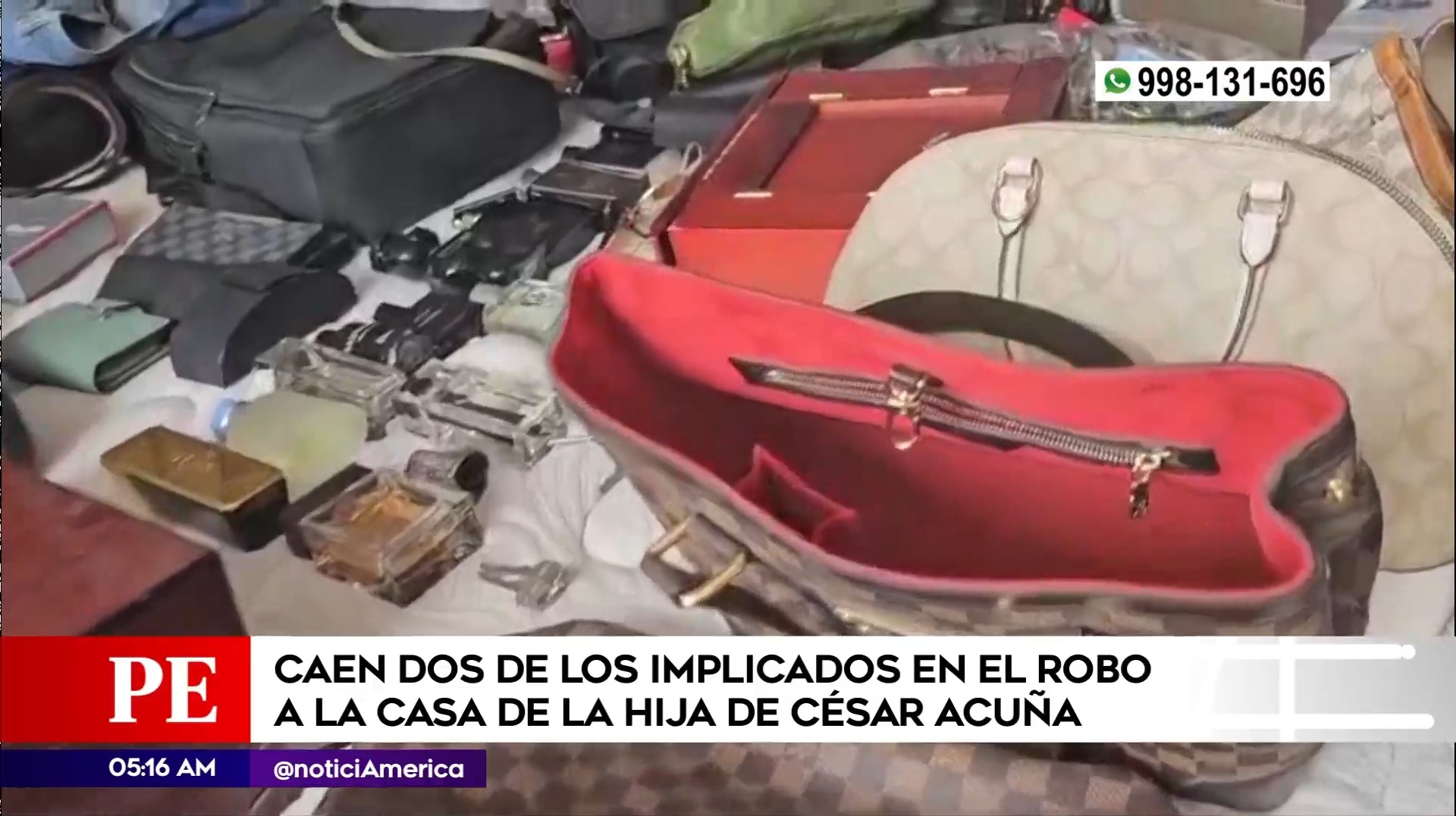 Implicados en robo caen en Lurigancho-Chosica. Foto: América Noticias