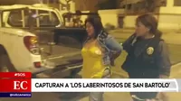 Policía capturó a “Los Laberintosos de San Bartolo”