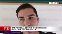 Policía capturó a principal sospechoso del crimen de taxista en Cieneguilla