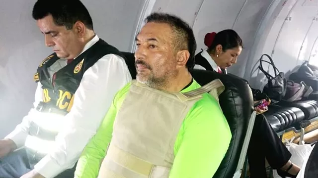 Gerardo Viñas fue trasladado a Lima en un avión Antonov / Foto: Andina
