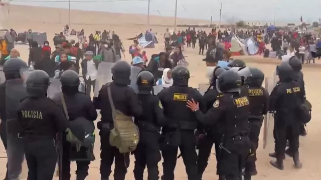 Un policía herido dejó enfrentamiento en la línea de frontera Perú – Chile