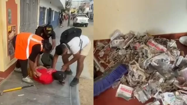 Policía realizó operativo contra microcomercializadores de droga en Trujillo