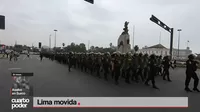 Policía y Municipalidad de Lima se preparan para vigilar a los manifestantes que llegan a la capital