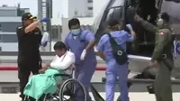 Policías heridos llegan a Lima tras manifestaciones en el interior del país 