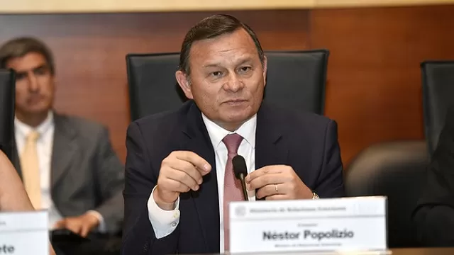 Néstor Popolizio. Foto: Cancillería Perú
