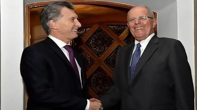 Presidentes PPK y Mauricio Macri. Foto: diariocorreo.pe