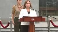Presidenta Boluarte participó en ceremonia fúnebre de suboficial PNP Olenka Cabrera