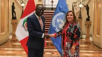 Presidenta Boluarte sostuvo audiencia con relator de la ONU para hablar sobre lo ocurrido en las protestas
