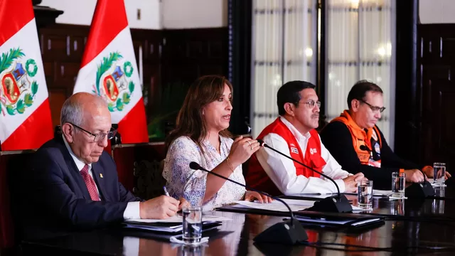 Conferencia de prensa Dina Boluarte / Foto: Presidencia del Perú
