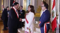 Presidenta Dina Boluarte recibió el saludo de altas autoridades de la Nación por 28 de julio