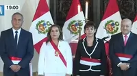Presidenta Dina Boluarte tomó juramento a tres nuevos ministros de Estado