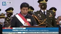Presidente Castillo lidera ceremonia por 142° aniversario de la Batalla de Arica