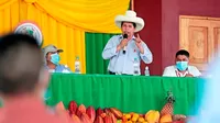 Pedro Castillo: "Impulsaremos el desarrollo juntamente con los pueblos sin robarle un centavo"