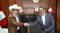 Presidente Castillo y el ministro Iber Maraví sostuvieron reunión 