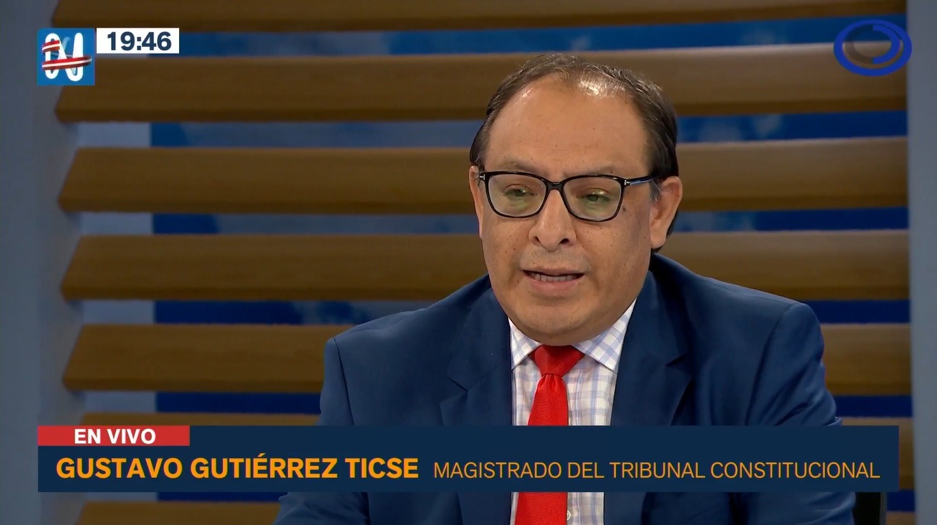Gustavo Gutiérrez Ticse, magistrado del Tribunal Constitucional - Foto: Canal N