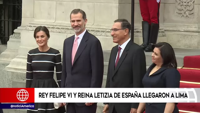 Felipe VI se reunió con el presidente Vizcarra y con el alcalde Castañeda