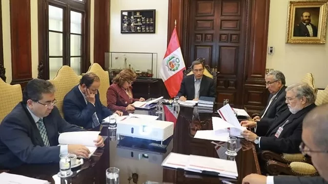 Consejo para la Reforma del Sistema de Justicia. Foto: Presidencia Perú