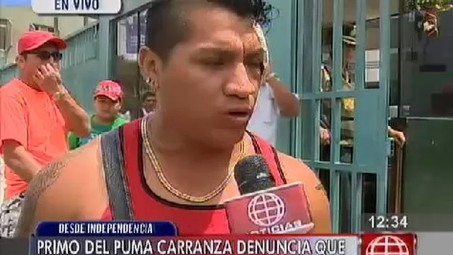 Primo del 'Puma' Carranza denuncia agresión de Luisito Caycho en una discoteca