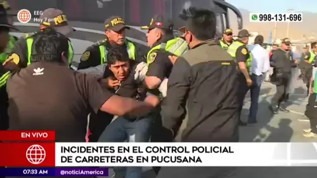 Pucusana: Detienen a conductor que trasladaba manifestantes por tener la licencia suspendida