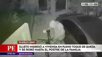 Pueblo Libre: Delincuente robó en vivienda y se llevó hasta un helado