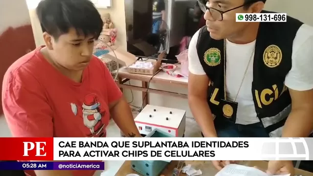 Puente Piedra: Cae banda que suplantaba identidades para activar chips de celulares