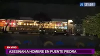 Puente Piedra: delincuentes acribillan a sujeto en el interior de un centro comercial