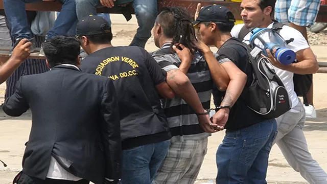 Sujetos fueron intervenidos por la policía en Puente Piedra. Foto: Andina