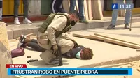 Puente Piedra: Policía frustró robo en maderera y capturó a delincuente extranjero