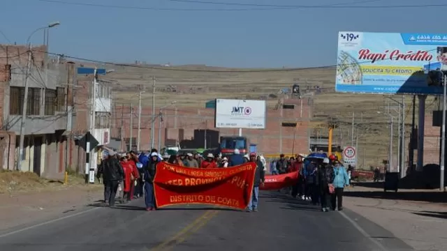 Profesores de Puno continúan acatando huelga indefinida. Foto: Referencial/archivo El Comercio