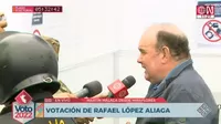 Rafael López Aliaga denuncia que su símbolo no está claro en la cédula de votación