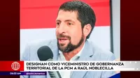 Raúl Noblecilla es designado viceministro de Gobernanza Territorial de la PCM