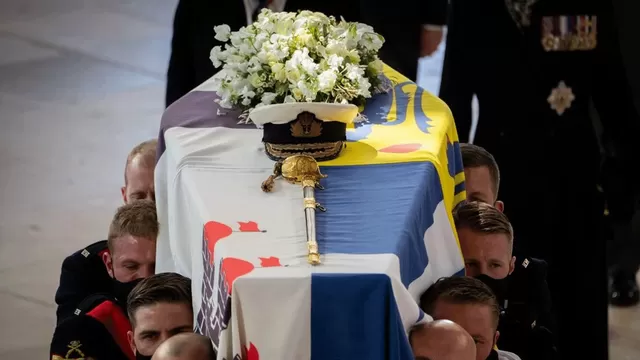 La realeza británica despidió al príncipe Felipe de Edimburgo en funeral íntimo