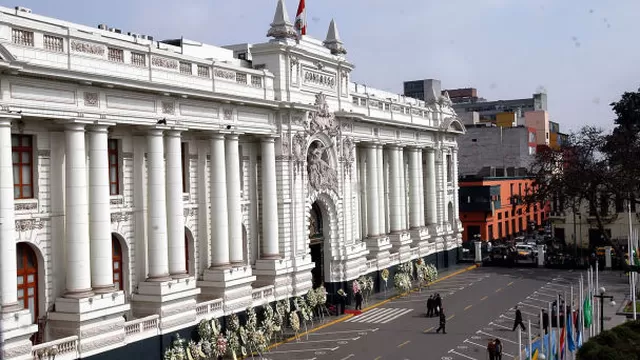 Fachada del Congreso del Perú. América Noticias