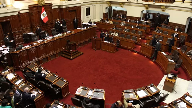 Pleno del Congreso debatió sobre las organizaciones políticas. Foto: Andina