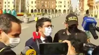 Relator especial de CIDH presenció cómo la Policía impidió el paso de la prensa a Plaza de Armas
