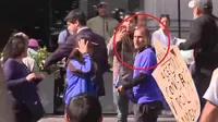 Reportero de América Televisión fue agredido durante manifestaciones
