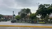 Ayacucho: Resguardo policial y de las Fuerzas Armadas en la ciudad de Huamanga